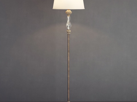 北欧落地灯 金属落地灯 创意落地灯su模型