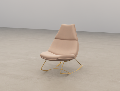 单人休闲椅su模型