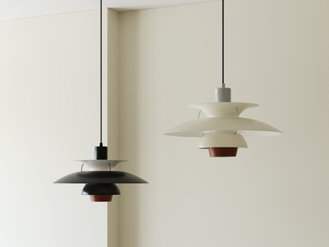 现代简约小吊灯su模型