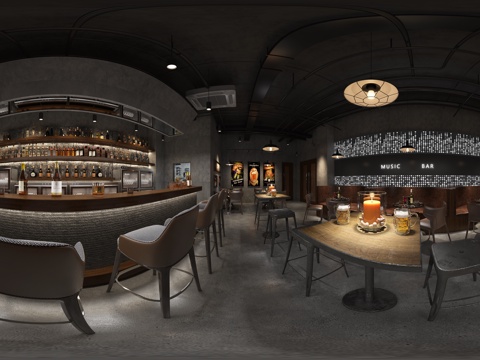  现代工业酒吧 清吧 网红酒吧 夜店 主题酒吧 小酒馆 