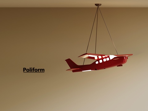 现代儿童吊灯su模型