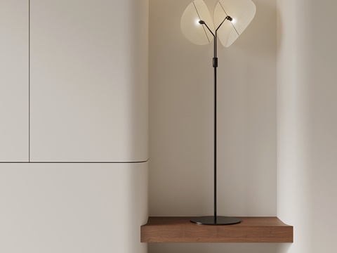 现代落地灯su模型