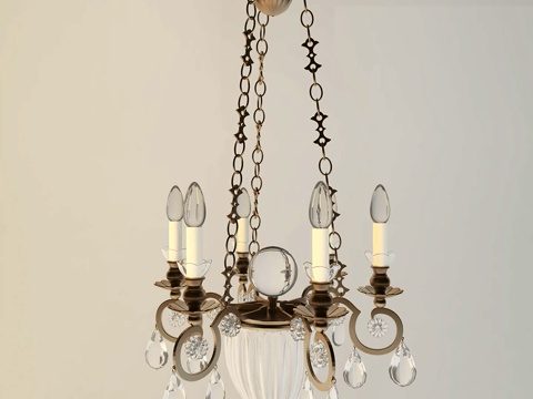 北欧吊灯 创意吊灯 异形吊灯 水晶吊灯su模型