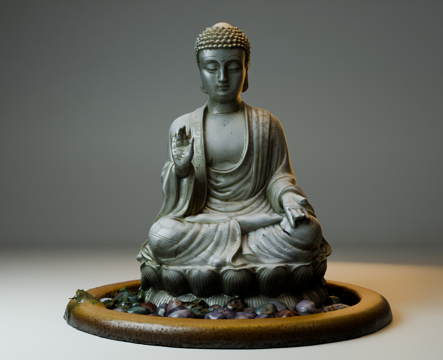 佛像 雕像 石像 雕塑 人像雕塑su模型