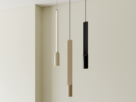 意式极简吊灯su模型