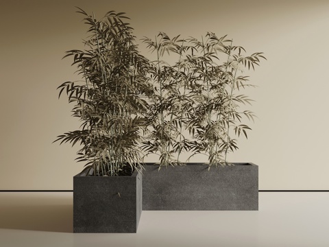 新中式景观 绿植su模型