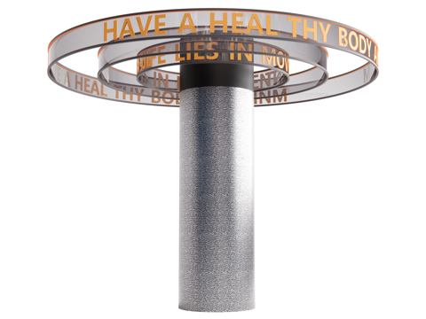 现代装饰柱su模型