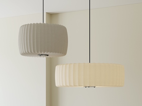 新中式灯笼吊灯su模型