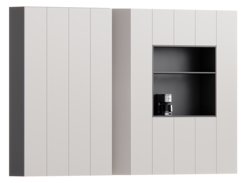 现代餐边柜su模型