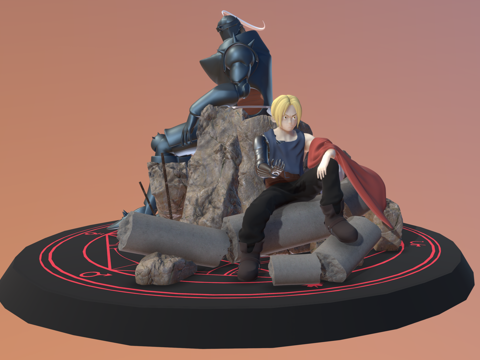  全职猎人3d玩偶3d模型 