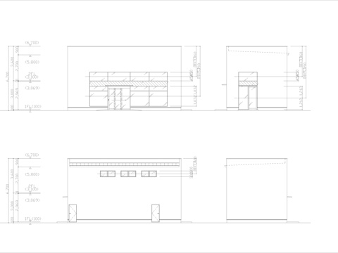 商业建筑 别墅建筑  住宅建筑 商铺建筑cad施工图