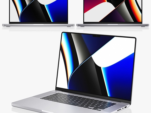  Apple MacBook Pro 16 英寸 20213d模型 