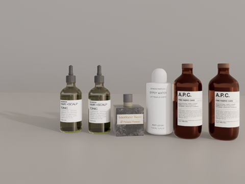 洗护用品su模型