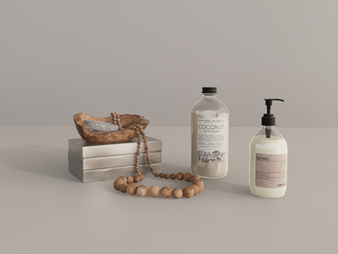 洗护用品su模型