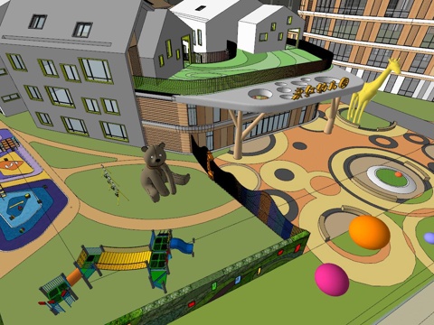 永红幼儿园su模型