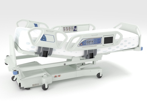  医用病床 电动病床 医院床 护理床 智能病床3d模型 