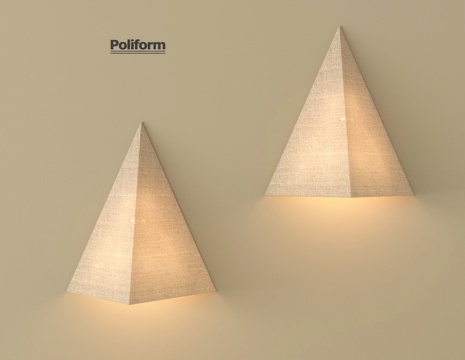 中古侘寂壁灯 床头壁灯 石膏壁灯 玄关壁灯su模型