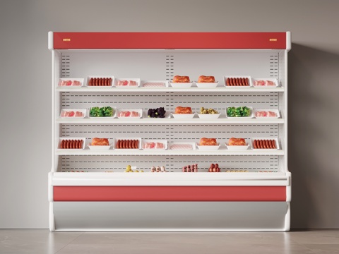 现代冰柜 冷藏柜 保鲜柜su模型