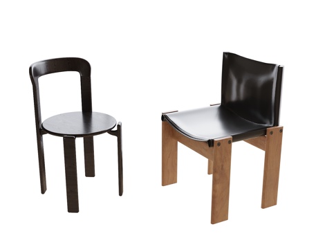 现代单椅 餐椅 休闲椅su模型