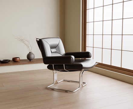 现代休闲椅 单椅su模型