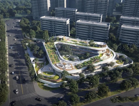 现代风格幼儿园su模型