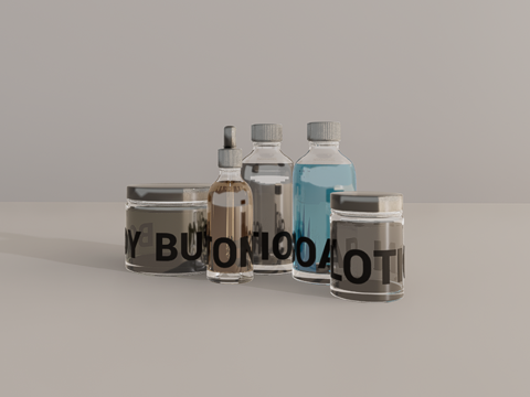 洗护用品su模型