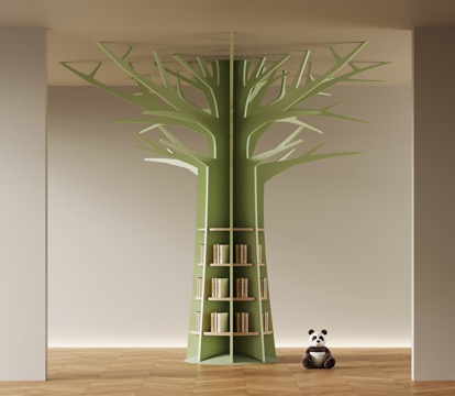 现代柱子 创意柱子 异形柱子 儿童柱子su模型