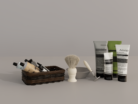 洗护用品su模型