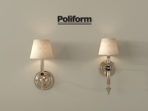 法式壁灯 装饰灯 床头灯su模型