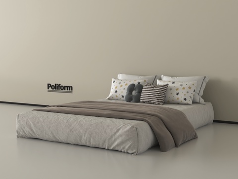 现代床垫 榻榻米床垫 极简床垫su模型