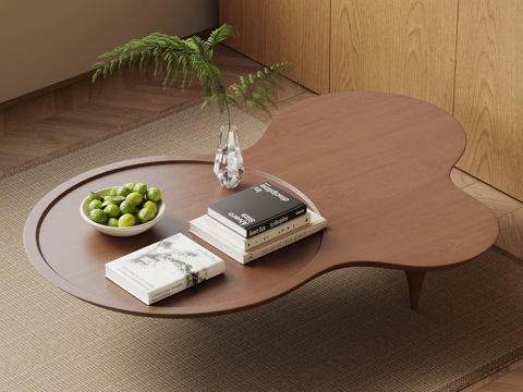 中古茶几 异形茶几su模型