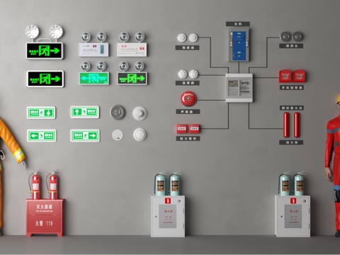  消费设施3d模型 