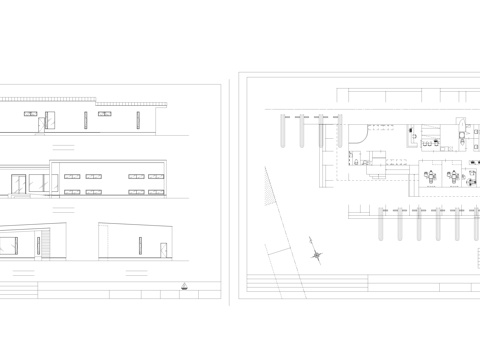 医院 建筑 诊所 医疗建筑cad施工图
