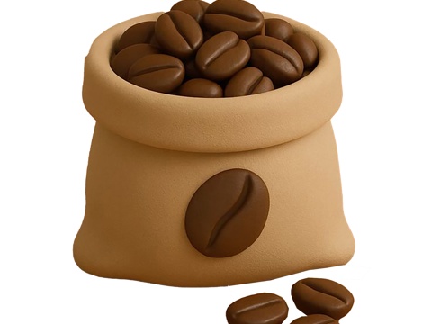 咖啡店艺术装置 奶茶店艺术装置 饮品店艺术装置 咖啡豆装饰品su模型