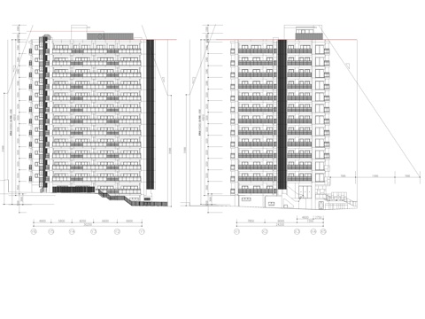 建筑住宅 公寓住宅 办公建筑cad施工图