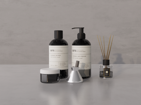 洗护用品su模型