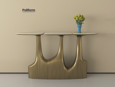 现代条案 端景台 玄关桌su模型