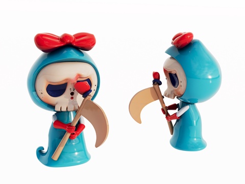  现代手办3d模型 