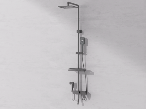 淋浴花洒su模型