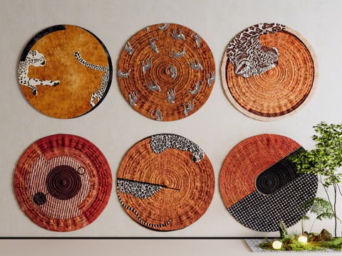 圆形地毯su模型