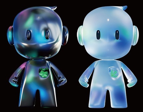 未来科幻 赛博朋克 机器人 网红店互动机器人su模型