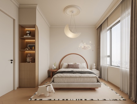 中古儿童房su模型