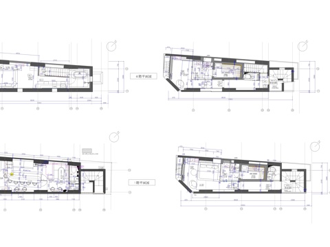 公寓平面cad施工图