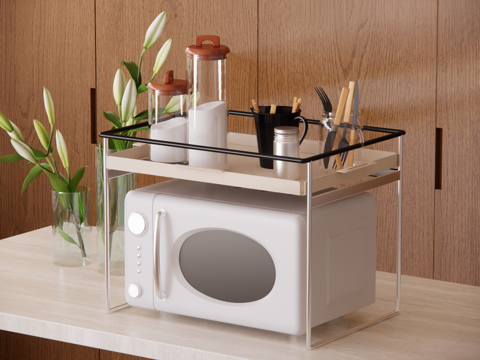 现代微波炉su模型