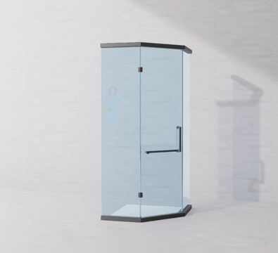 淋浴玻璃su模型