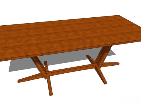 实木茶几 实木桌子 桌子 新中式桌子 新中式实木桌子 餐桌su模型