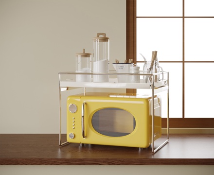 现代烤箱 厨房电器su模型