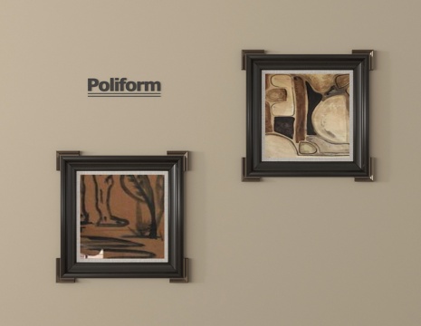 法式挂画  装饰画su模型