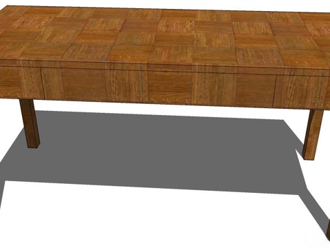 实木茶几 实木桌子 桌子 新中式桌子 新中式实木桌子 餐桌su模型