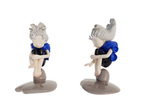  现代潮玩雕塑3d模型 